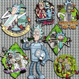 Rick and Morty Space LSD Tabs