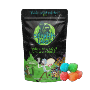 Warheadz Sour Chewy Cubes 500MG THC